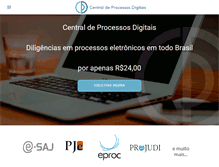 Tablet Screenshot of cpdigital.com.br